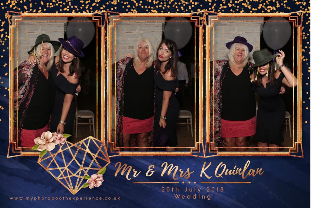 Mr & Mrs K Quinlan | View more photos from the event at gallery.myphotoboothexperience.co.uk/u/MyPhotoBoothExperienceLtd/Mr-Mrs-K-Quinlan